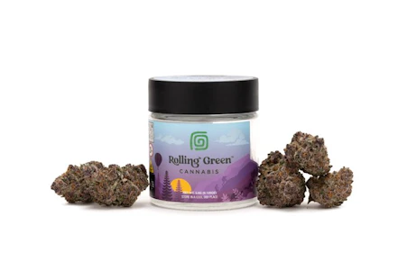 ROLLING GREEN CANNABIS - Rolling Green - Alien Cherry - 34% THC - 3.5g - Dry Flower