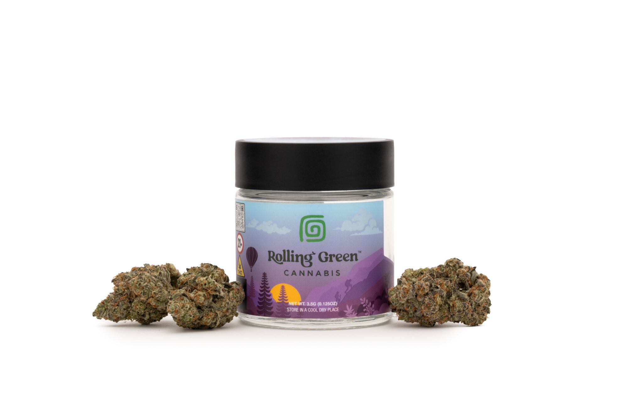 Rolling Green Cannabis | Apricot Breath - 3.5g Flower - H