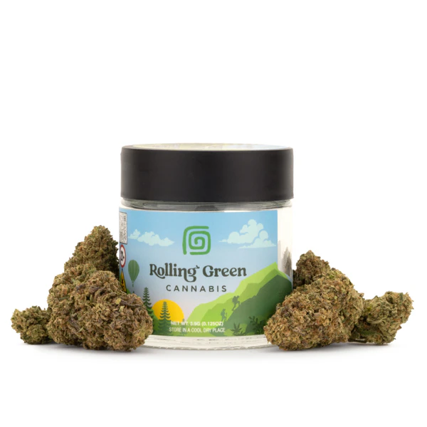 Rolling Green Cannabis - Rolling Green - Biscotti - 29% THC - 3.5g - Dry Flower Main Image
