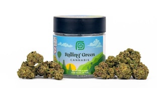 Rolling Greens | Banana Cream Jealousy  | indica 3.5G (Green Jar)