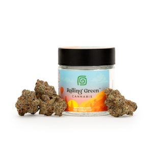 ROLLING GREEN CANNABIS - Rolling Green - Lemon Berry - 27.8% THC - 3.5g - Dry Flower