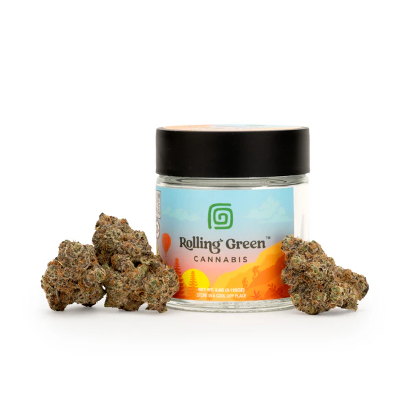 Rolling Green Cannabis - Rolling Green - Lemon Berry - 27.8% THC - 3.5g - Dry Flower Main Image