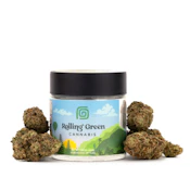 Rolling Greens | Pink Certz | Sativa 3.5G (Green Jar)