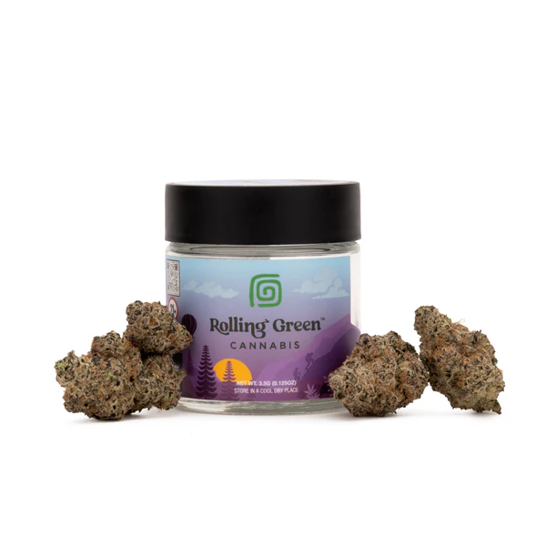 Rolling Green Cannabis - Rolling Green - Satan's Cookies - 27.13% THC - 3.5g - Dry Flower Main Image