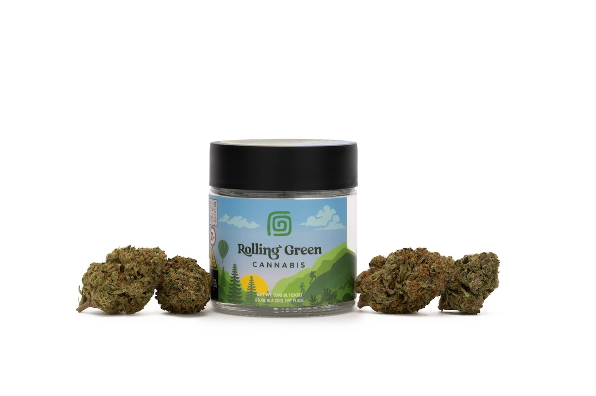 Rolling Green Cannabis - Mango Drip 3.5g Main Image