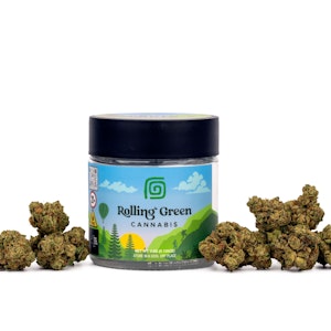ROLLING GREEN CANNABIS - Rolling Green - Triangle Mintz #23 - 27.31% THC - 3.5g - Dry Flower
