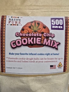 Native Pure - CHOCOLATE CHIP COOKIE MIX 500mg