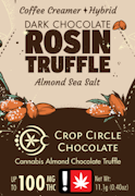 Almond Sea Salt Dark Chocolate Truffle | 100mg (THC) (Live Hash Rosin)