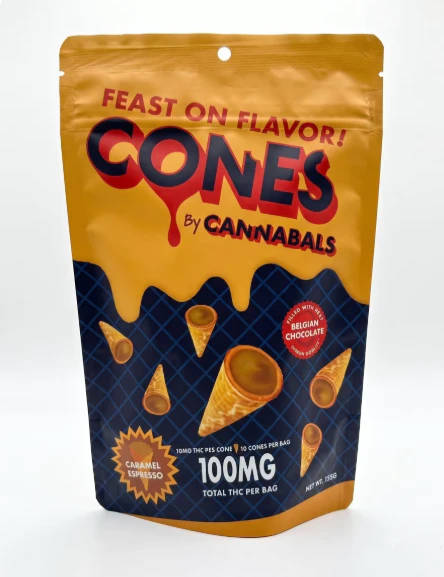 Cannabals - Cannabals - Carmel Espresso Cones - 100mg Main Image