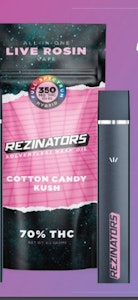 Jaunty - Rezinators - Cotton Candy Kush - .5g Live Rosin AIO - Vape