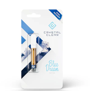 CRYSTAL CLEAR - Crystal Clear - Blue Dream - 1g Vape Cart