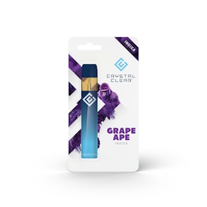 CRYSTAL CLEAR - CC - Grape ape 1G - Disposable Vape Pen