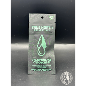 True North - Platinum Cookies 1g Full Spectrum Vape Cart