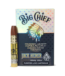 Big Chief - Jack Herer (S) 85.12% THC | Big Chief CDT |1g Cart