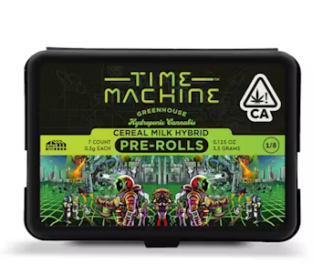 TIME MACHINE - [Time Machine] Preroll 7 Pack - 3.5g - Cereal Milk (H)