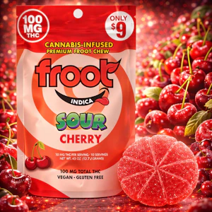 Froot - Froot Gummy Singles - Sour Cherry 100mg