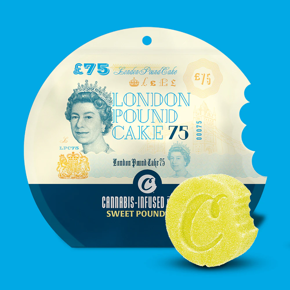 Cookies - London Pound Cake | Cookies | Infused Gummies | 100mg THC (10pk) | Sativa Hybrid  Main Image