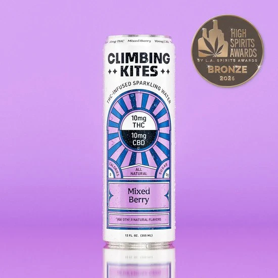 CLIMBING KITES - Climbing Kites | Mixed Berry Sparkling Water | 10mg THC:CBD Main Image