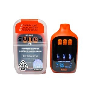 BOUTIQ SWITCH GLOW V5 - CHERRY LIME (S) + CRUNCH BERRY (I) + ORANGE MOCHI (H) 2g