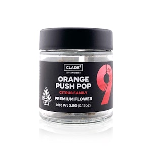 CLADE9 - CLADE 9 - Flower - Orange Push Pop - 3.5G