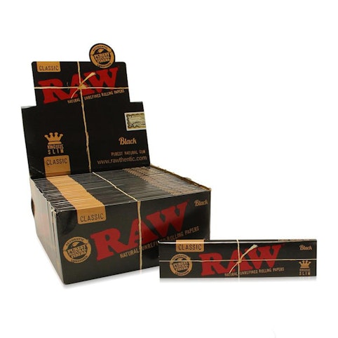 Raw - RAW x Black King Size Slim (Rolling Papers) 32 CT