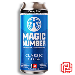MAGIC NUMBER - Classic Cola Nano Soda | 12oz 100mg (THC)
