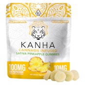 Pineapple Gummies - Sativa - 10pcs - 100mg [Kanha]