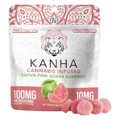 Pink Guava Gummies - Sativa - 10pcs - 100mg [Kanha]