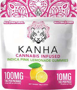 KANHA - KANHA | PINK LEMONADE - 10PK | EDIBLE | 100MG