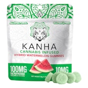 Watermelon Gummies - Hybrid - 10pcs - 100mg [Kanha]