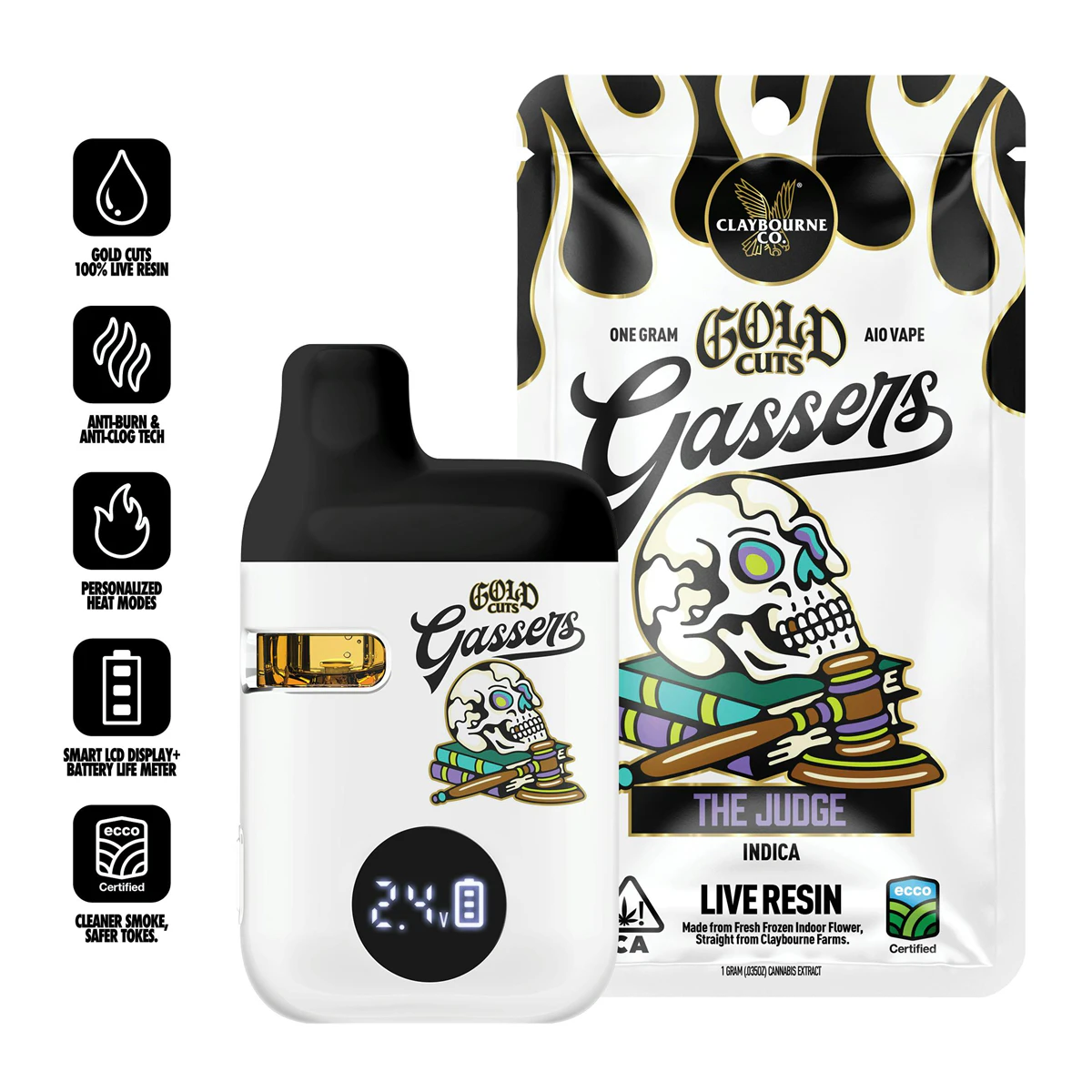 Claybourne Co. - CLAYBOURNE | THE JUDGE - AIO | CARTRIDGE | 1G Main Image