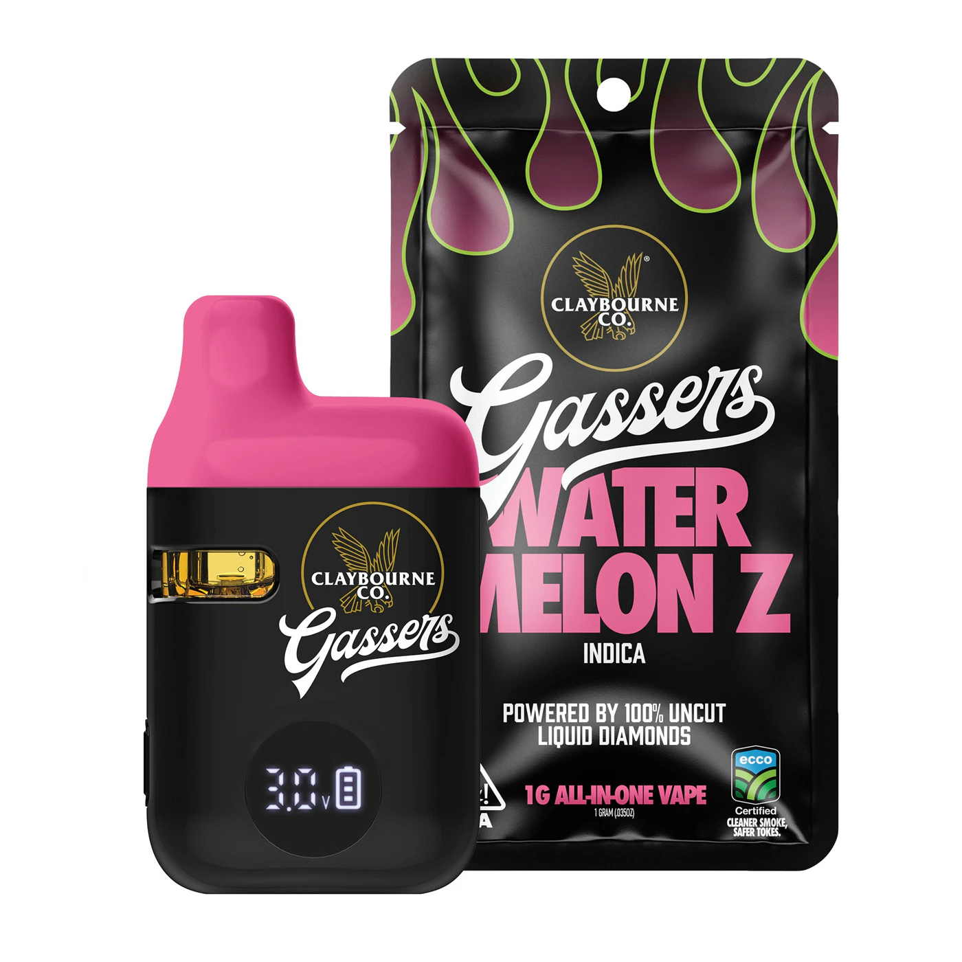 Claybourne Co. - CLAYBOURNE | WATERMELON Z - AIO | CARTRIDGE | 1G Main Image