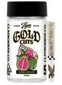 CLAYBOURNE - Infused Prerolls - Guava Gaslato - Diamond Infused Flyers - 5PK - 2.5G