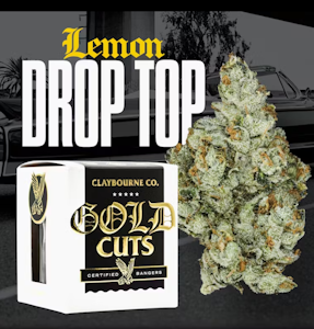 CLAYBOURNE CO. - CLAYBOURNE - Flower - Lemon Drop Top - Gold Cuts - 3.5G