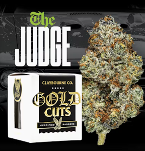 CLAYBOURNE CO. - CLAYBOURNE - Flower - The Judge - Gold Cuts - 3.5G