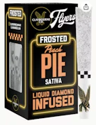Claybourne Frosted Flyers Infused 5pk Prerolls 2.5g Peach Pie