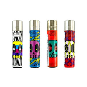 Nexus - Clipper Reusable Skulls Life Lighter