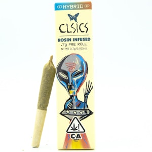 CLSICS - Rainbow Beltz .7g Rosin Infused Pre-Roll - CLSICS