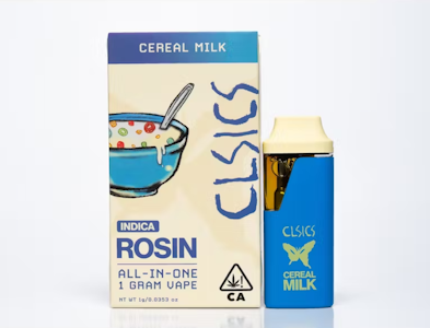 CLSICS - CLSICS - AIO - Cereal Milk - Live Rosin - 1G
