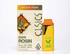 CLSCIS - Cactus Crush - Live Rosin - AIO Vape - Sativa - 1g