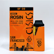 CLSICS - SF OG - Live Rosin - AIO Vape - Indica - 1g