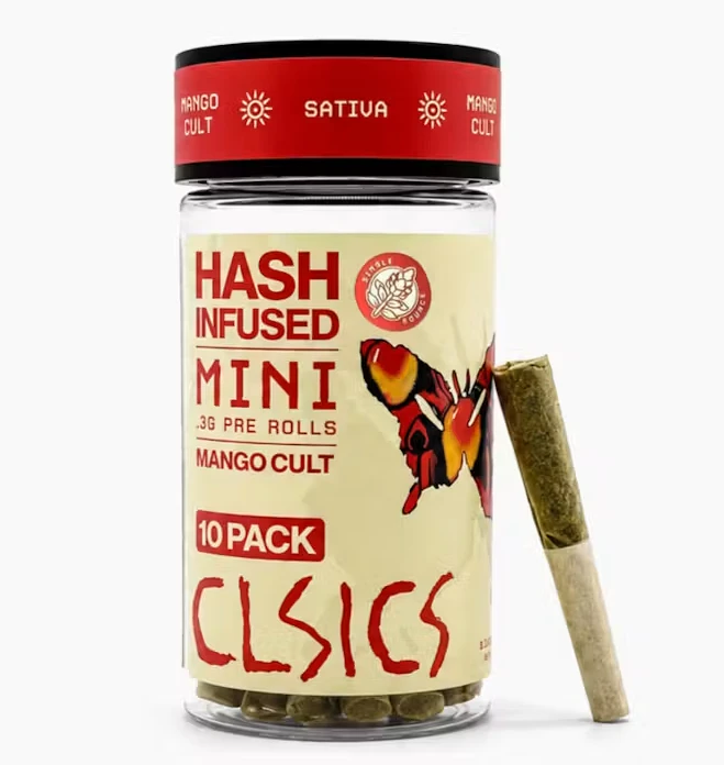 CLSICS - Clsics Hash Infused 10pk Prerolls 3g Mango Cult Main Image