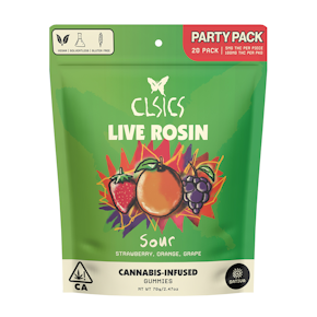 SOUR LIVE ROSIN SATIVA GUMMIES - 100MG