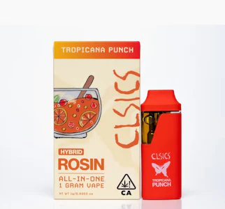 CLSICS - CLSICS Live Rosin All-In-One Vape 1g Tropicana Punch
