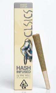 CLSICS - CLSICS Hash Infused Preroll 1g Ghost Vapor