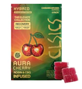 CLSICS Rosin 5pk Gummies Aura Cherry CBG