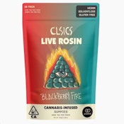 CLSICS: Blackberry Fire Live Rosin Gummies 10-Piece/100mg (H)