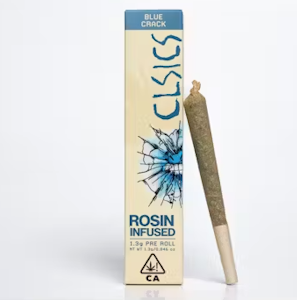 CLSICS - CLSICS | Blue Crack | Live Rosin Infused Pre-Roll | 1.3g
