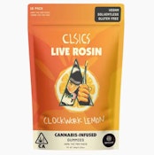 CLSICS: Clockwork Lemon Live Rosin Gummies 10-Piece/100mg (S)