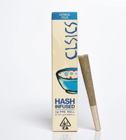 CLSICS - CLSICS Hash Infused Preroll 1g Cereal Milk Main Image